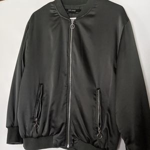 Zara green bomber jacket